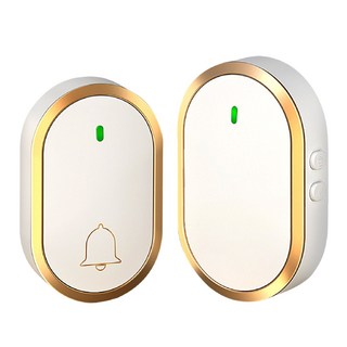 智能無線門鈴，遠程遙控，高清通話，無線安裝，智能家居安全防護, 流沙金