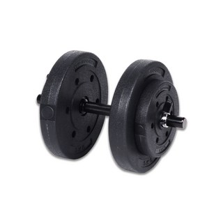 더스포츠 Evo 블랙 덤벨 무게 조절 아령봉 세트, 1개, 15kg