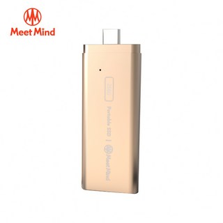 Meet Mind GEN2-02 SSD 固態行動碟 256GB, 金色