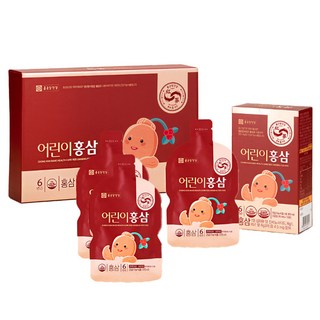 6년근 어린이 홍삼 30포 농축액 성장기 면역력 도움, 1개