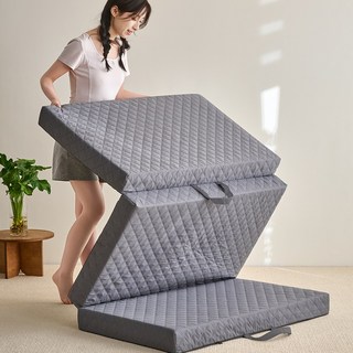 이지홀릭 탄탄한 허리 편한 2중 고밀도 3단 접이식 방수 매트리스