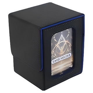 開窗卡片收納盒 皮革磁吸卡盒 寶可夢卡牌 遊戲王卡 球員卡