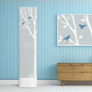 스탠드형 사각일반 에어컨커버, 포니