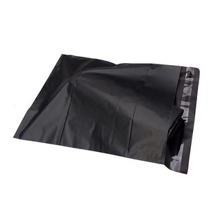 自黏袋 寄件袋 物流密封袋 黑色 破壞袋 快遞袋 服飾包裝袋 便利袋 出貨袋 加厚 超商 產品打包袋 文件包材袋, 1個, 60*75+5cm