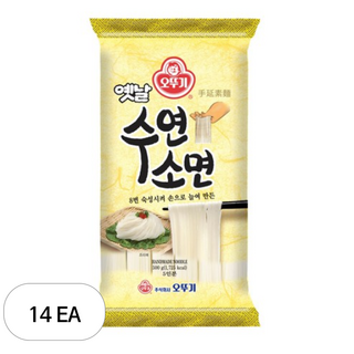 오뚜기옛날 수연소면, 500g, 14개