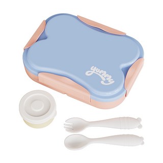 上班族便當盒 食品級材質 可微波爐加熱保鮮盒, 1個, 粉色（熱縮膜）