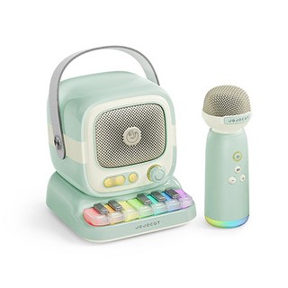 CINGXIN 無線K歌音箱，無線連接，高音質喇叭，輕巧便攜, GG-C60-01 素石灰, GG-C60-01