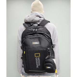 내셔널지오그래픽 백팩 중학생 가방 고등학생가방 신학기선물 파치가방 블랙 N261ABG875