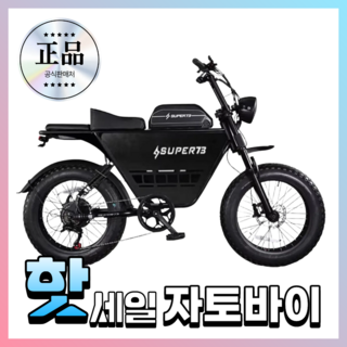 트렉포스 자토바이 전기 전동자전거 스쿠터 전기자전거 MTB 출퇴근용 배달용, S1 표준(48V), 스틸