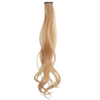 兒童成人假髮髮片 馬尾泡泡辮挑染麻花辮 隱形接髮片 髮飾 四季萬聖節裝扮, 010亞麻金假髮髮片, 1個