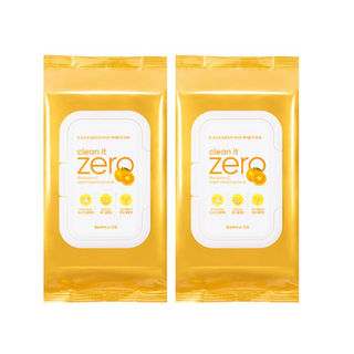 바닐라코 클린 잇 제로 만다린C 비건 클렌징 티슈, 80개입, 2개