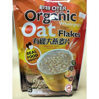 oter 歐特 有機大燕麥片 500G 全穀物, 1個