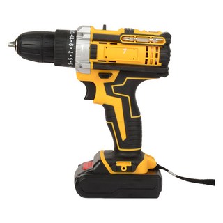 多功能扭力調節電鑽組 雙鋰電池 轉速快效率高 堅固耐用 一機多用, 1套, 主機*1  電池*2