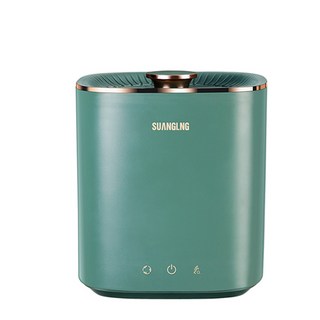 SUANGLNG 迷你洗衣機，節能省水，操作簡單，多種洗衣模式, 綠色, 雙嶺迷你洗襪機