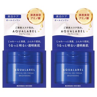 앳코스메 1위 글로우픽 1위 아쿠아라벨 스페셜 젤 크림 브라이트닝 올인원 90g, 2개