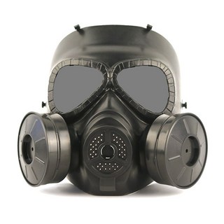 방독면 화생방 군대 훈련 화산재 방독 방연 마스크 가스 전쟁 화학 서바이벌 D1330, 4.블랙 이중통 선글라스, 1개