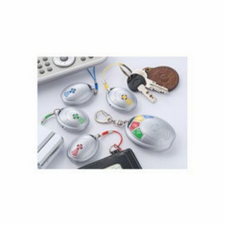 一對四鑰匙尋找器-銀色，快速定位，簡約時尚，輕鬆管理多把鑰匙, 1個, 銀色