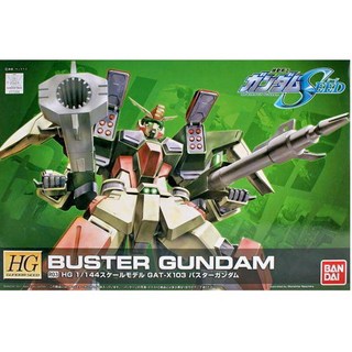 BANDAI 鋼彈SEED HG 1/144 暴風鋼彈 BUSTER GUNDAM 模型, 1個
