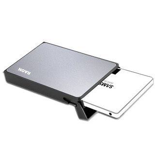 RAON 外接硬碟盒 12.4 x 8 公分 HC-V200, 銀色
