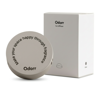 오도르 차량용 방향제 송풍구 디퓨저 실버(무광), 1개, 쿨그레이