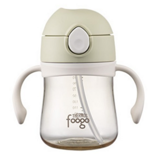 푸고 프리미엄 뉴트럴 시리즈 유아용 PPSU 빨대컵, 280ml, 1개, 뉴트럴그린