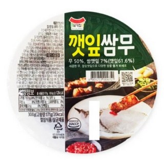 일가집 깻잎쌈무, 18개, 300g