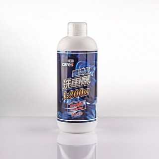 Cares 卡爾氏 中性深層淨化洗車精 濃縮泡沫洗車精 車身美白 PH7.0, 1個, 單瓶1：200倍深層淨化補充瓶