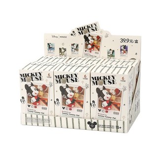 【M.M小舖】『現貨』盒玩 名創優品 迪士尼米奇趣享生活系列立體磁吸盲盒, 1個, 一中盒(請下標6次) Y6020