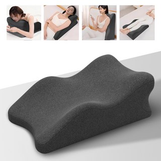 루무 다리베개 다기능 베개 패드 다리 올림 쿠션 다기능 엎드려 자는 베개 발돋움 핸드폰놀이, 진 그레이(목 베개 없음), 1개