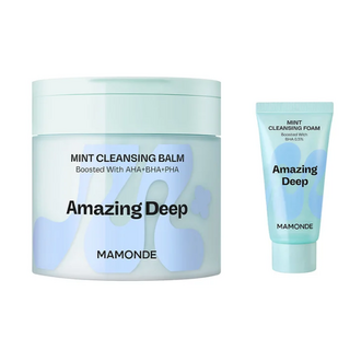 마몽드 어메이징 딥 민트 클렌징 밤 180ml + 클렌징폼 30ml, 1개