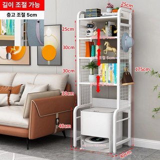 로봇청소기 수납장 거실 도어형 안방 보관함 나누벨 협탁 캐비닛 비스포크 테이블, 쿼드 화이트