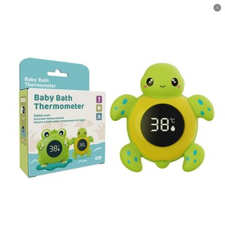 嬰兒洗澡水溫計 電子溫度計 測水溫, 1個, 小烏龜(彩盒包裝)【精準測溫】