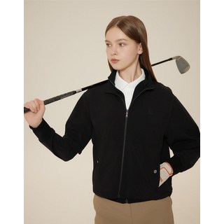 100%정품 헤지스 골프 점퍼 여성 자켓 가격인하블랙 숏기장 3 in 1 바람막이 20대골