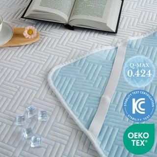 한일 여름 시원한 쿨매트 냉감패드 오코텍스 인증, 슈퍼싱글(110x200cm), 스노우화이트