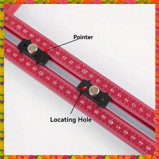 홍보 조정 가능 2-In-1 드릴링 포지셔닝 눈금자 알루미늄 캐비닛 하드웨어 지그 서랍 도어 구멍 템플릿, [01] 옵션1