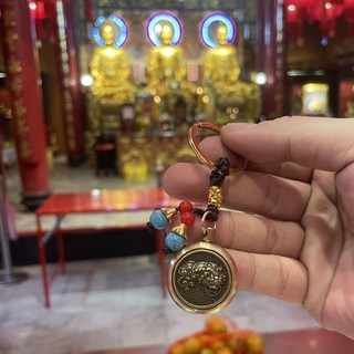 泰國龍蓮寺 招財貔貅 鑰匙圈掛飾, 1個, 招財貔貅鑰匙圈