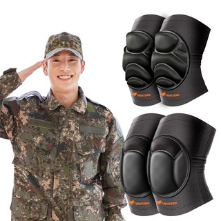 타이트엔드 밀리터리키트 무릎보호대 팔꿈치 보호대 세트, 1개