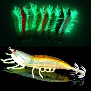 지티오비 쭈꾸미 에기 선상장원 갑오징어 수평에기 새우애기 5종 세트, 1세트, 12g, 혼합색상