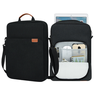 바이빈이 태블릿가방 패드 크로스 백, 1개, 블랙