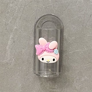 doly 電動牙刷架可愛卡通免打孔壁掛式牙刷架 牙具置物架 衛生間收納 廁所壁掛, 美樂蒂（電動牙刷架）, 1個