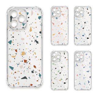 24H快速出貨 TRON 三星 A52/52s 彩色幾何磨石子A 四角防摔 軟殼 手機殼