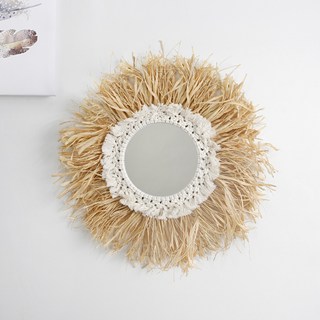 마크라메 거울 장식