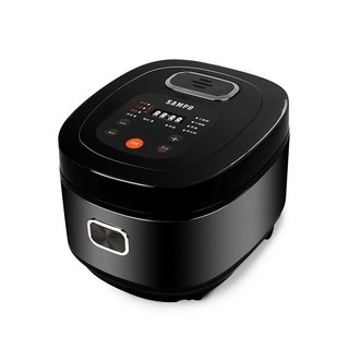SAMPO聲寶 KS-KG10Q 6人份微電腦電子鍋｜24小時預約、多項烹煮行程、不沾內鍋, 黑色