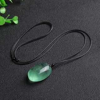 天然綠螢石原石吊墜 大顆粒拋光隨形手把件 水晶裝飾擺件