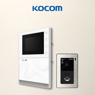 코콤 월패드 디지털 비디오폰 K2S VP-43HW 초인종포함세트, K2S VP-43HW(초인종포함세트), (설치안함)