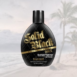 밀레니엄 태닝 솔리드 블랙 스페셜 리저브 200X 태닝로션, 400ml, 1개