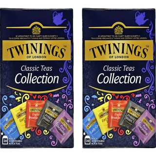 TWININGS 唐寧茶 經典茶包禮盒, 2g, 20包, 2盒