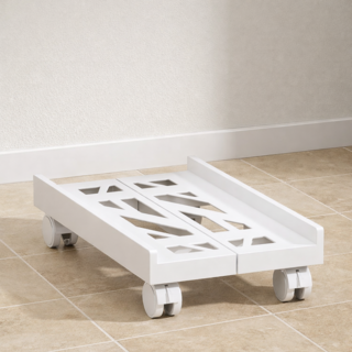 아비로 컴퓨터 본체받침대 거치대 데스크탑, 1개, 화이트