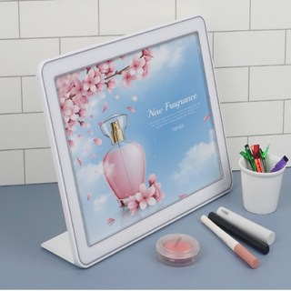 세준 스탠드 슬라이딩 안내판 A4거치대, 흰색