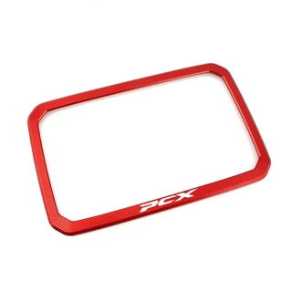 자토바이 호환 혼다 PCX160 2025 오토바이 CNC 액세서리 계기판 프레임 커버 대시 보드 화면 보호기, 03 red